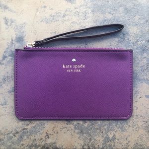 NWT Grape Purple Kate Spade Wristlet Wallet🍇